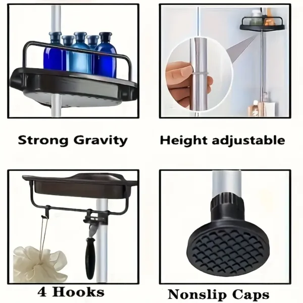 REPISA ESQUINERA ADAPTABLE PARA BAÑO