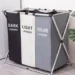 CESTA TRIPLE PARA SEPARAR ROPA SUCIA