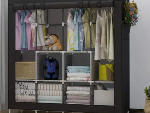 CLOSET FORRADO 4 COMPARTIMIENTOS