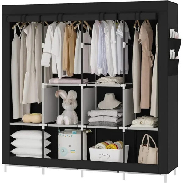 CLOSET FORRADO 4 COMPARTIMIENTOS
