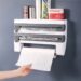 DISPENSADOR PAPEL X 3 - 1 DISPENSADOR PAPELES COCINA X 3 CON REPISA