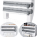 DISPENSADOR PAPEL X 3 - 3 DISPENSADOR PAPELES COCINA X 3 CON REPISA