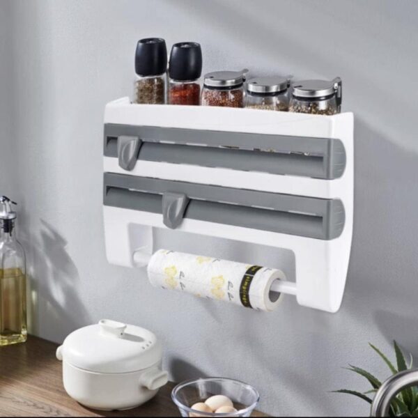DISPENSADOR PAPEL X3 DISPENSADOR PAPELES COCINA X 3 CON REPISA