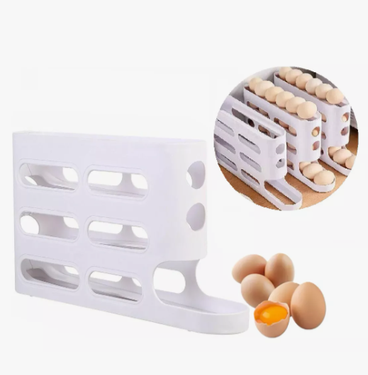 ORGANIZADOR HUEVOS 4 NIVELES 2 DISPENSADOR DE HUEVOS X 30