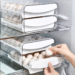 ORGANIZADOR HUEVOS X 32.1 DISPENSADOR DE HUEVOS CAJONERA DESLIZANTE Y APILABLE