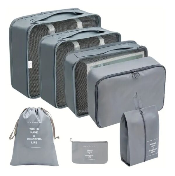 ORGANIZADOR MALETA X 7 ORGANIZADOR DE MALETA X 7 Pzs