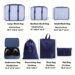 ORGANIZADOR DE MALETA VIAJE X 11 ACCESORIOS