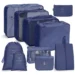 ORGANIZADOR DE MALETA VIAJE X 11 ACCESORIOS