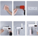 PORTACEPILLOS DESINFECTANTE "UV" CON DISPENSADOR CREMA DENTAL