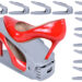 ZAPATERO PAR INDIVIDUAL 3 ORGANIZADOR ZAPATOS POR PAR - 6 UNIDADES