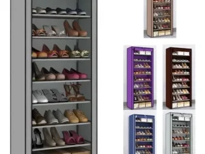 ORGANIZADOR ZAPATOS 9 NIVELES CON FORRO