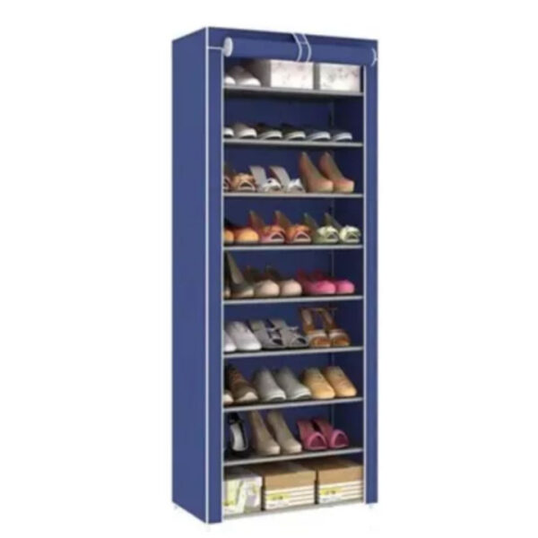 ORGANIZADOR ZAPATOS 9 NIVELES CON FORRO