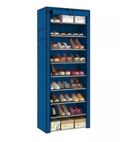 ORGANIZADOR ZAPATOS 9 NIVELES CON FORRO