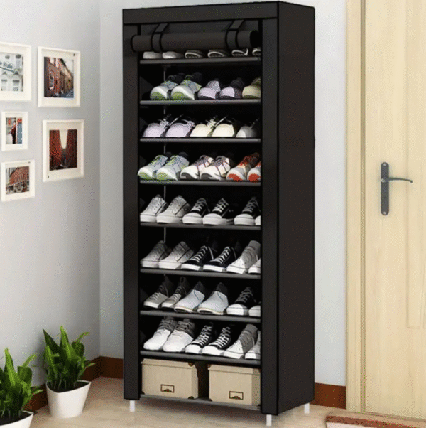 ORGANIZADOR ZAPATOS 9 NIVELES CON FORRO